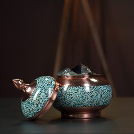 قندان فیروزه کاری