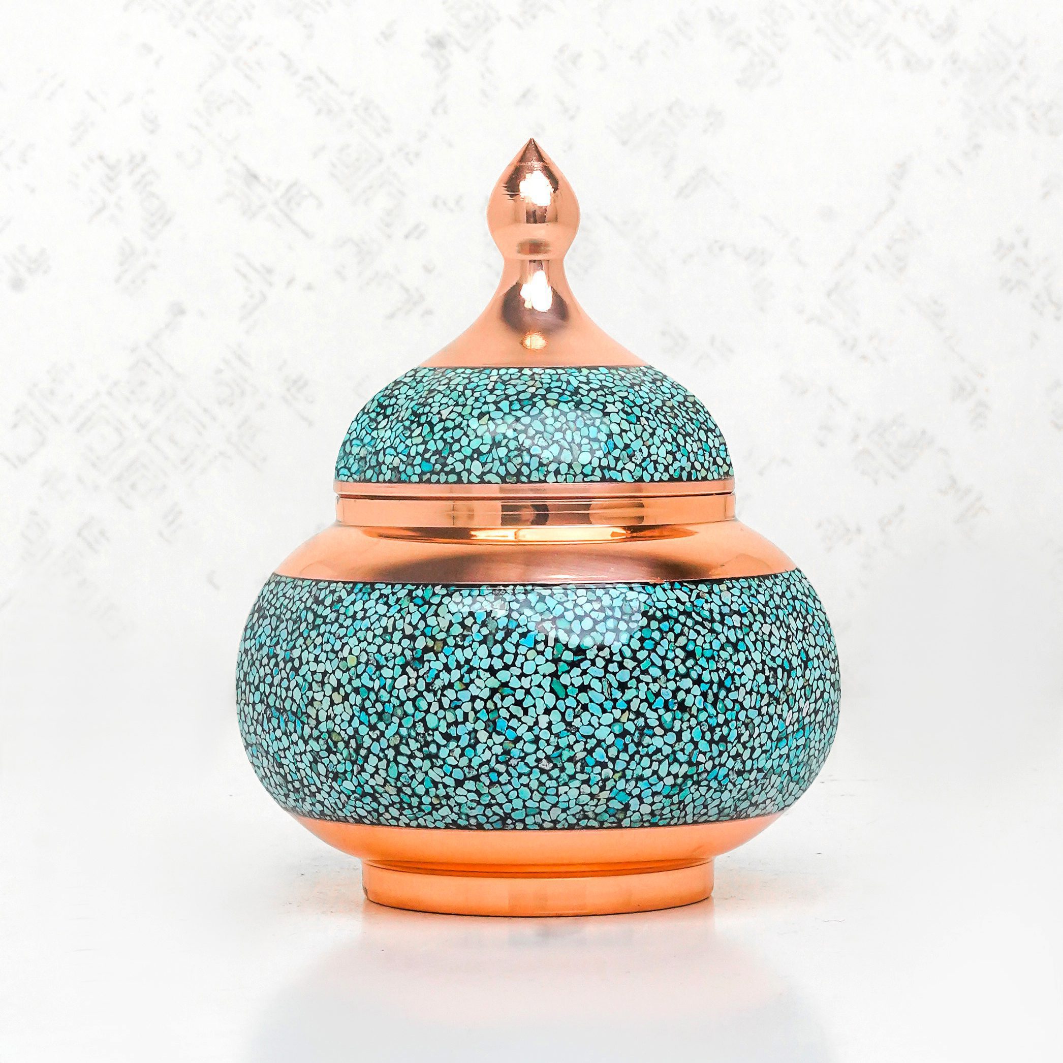 قندان مس و فیروزه