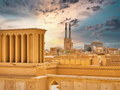 the old neighborhoods of Yazd