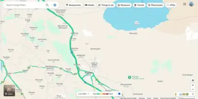 نقشه مسیر کویر سیازگه