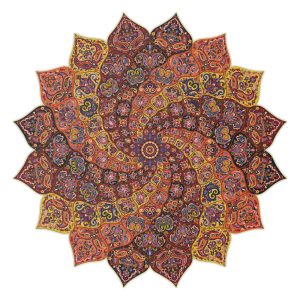 رومیزی ترمه گرد